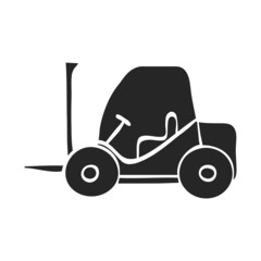 Hand drawn icon Forklift