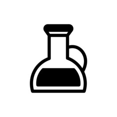 Set of black vector icons, isolated against white background. Flat illustration on a theme oil