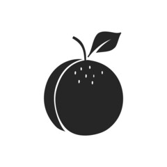 Hand drawn icon Peach