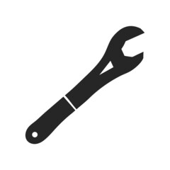 Hand drawn icon Bicycle spanner icon vector illustration