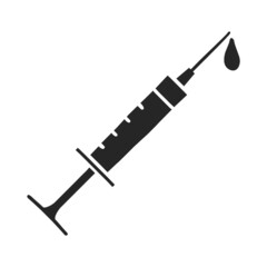 Hand drawn icon Syringe icon vector illustration