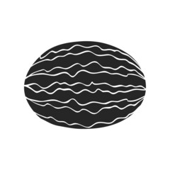 Hand drawn icon Water melon