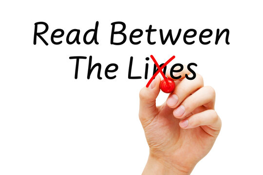 Read Between The Lies Concept