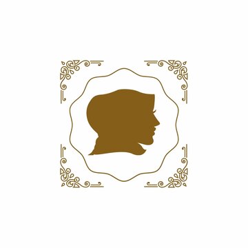 Light Beige Illustration Logo Hijab