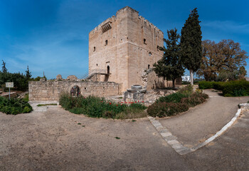 Fototapeta na wymiar Kolossi Castle - medieval castle in Limassol district, Cyprus