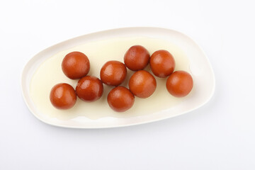 Gulab jamun, milk-solid-based sweet from India
