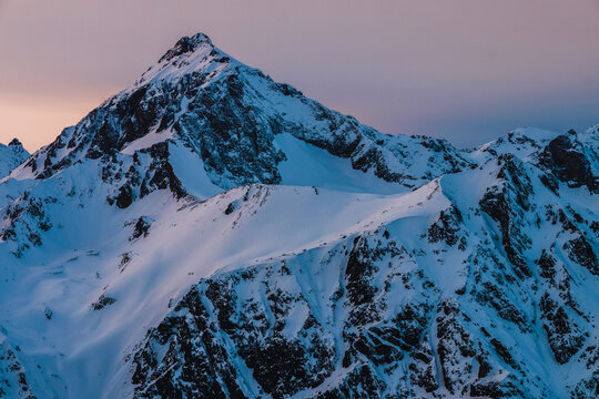 Ski resort Dombay, Karachay-Cherkessia, Russia