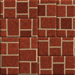 Creative seamless block brick 3d texture