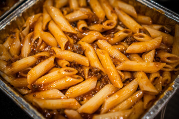 Penne with Bolognese Sauce