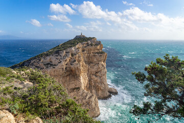 fotografie della grotta di nettuno a capo caccia