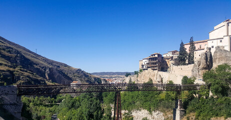 Fototapeta na wymiar Casas Colgadas de Cuenca ( Hanging Houses of Cuenca) 
