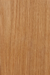 Vertical closeup of a solid piece of hardwood.