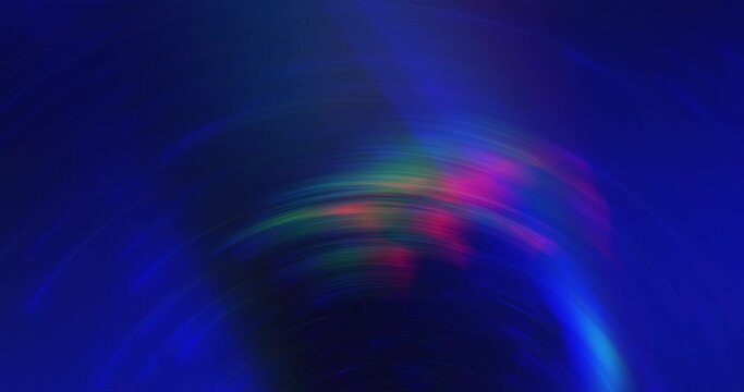 Fractal Smooth Shapes Background Animation Moving Slowly. Perfect Loop 4K Animation.
