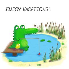 Alligator Anatoliy | VECTOR ILLUSTRATION