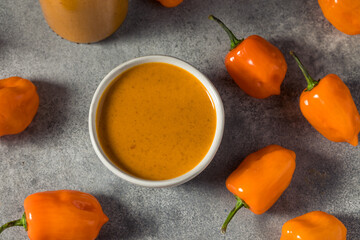 Homemade Organic Habanero Hot Sauce