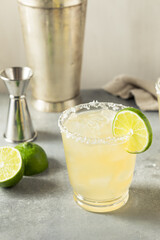 Boozy Refreshing Classic Margarita Cocktail