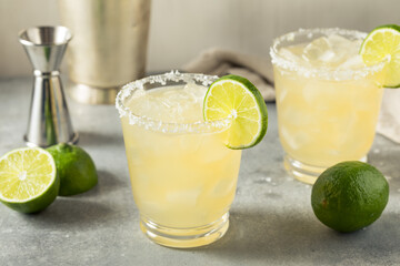 Boozy Refreshing Classic Margarita Cocktail