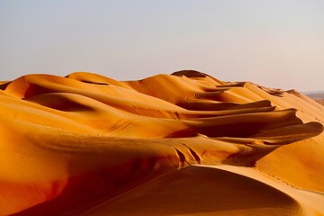 Wahiba Sands Desert, Oman - obrazy, fototapety, plakaty
