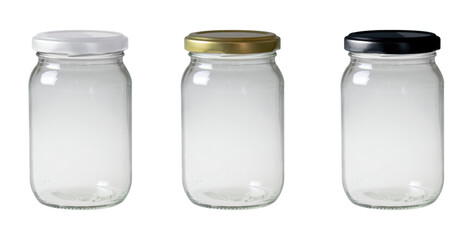 Frasco de vidrio 250 ml, Envase Conservas, Mayonesa, Fondo blanco, Tapa Twist Off