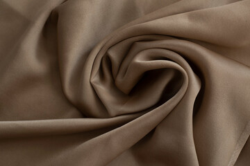 Plakat close up of silk texture - hand dyed natural colours