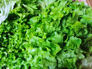 bright ripe vegetables fruits on the counter in the shop