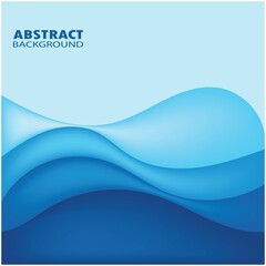Abstract Water wave design background 