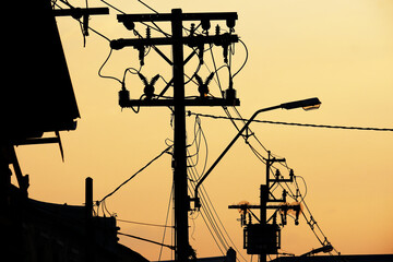 silhouette of a site