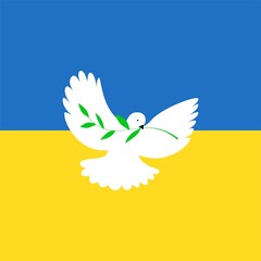 the dove of peace in the war with Ukraine