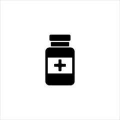 Fototapeta premium medicines icon vector illustration symbol