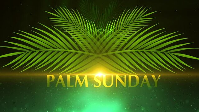 Palm Sunday Title in HD