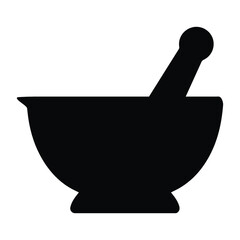 mortar with pestle