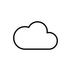  Chmura przechowywanie danych, pogoda -  ikona wektorowa
