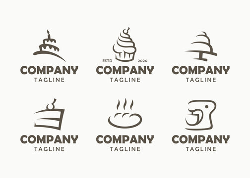 Set of bakery logos, labels, badges and design elements