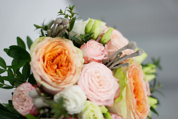 wedding bouquet of roses