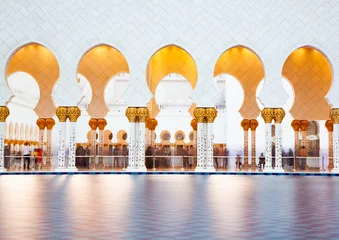 Tischdecke sheikh zayed grand mosque, Abu Dhabi, UAE. © Melinda Nagy