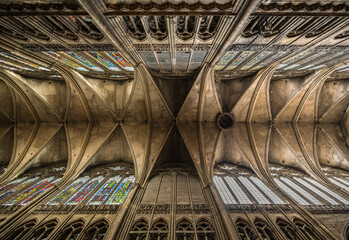 The interior of Metz Cathedral