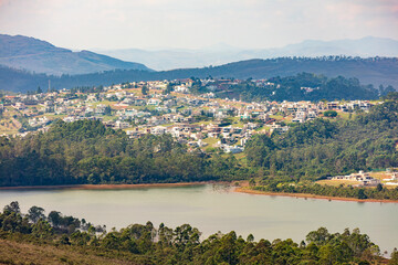 View of the residential condominium Alphaville Lagoa dos Ingleses, in Nova Lima, Minas Gerais.