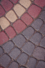 red brick pavement