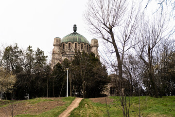 Human Crematorium Cenusa from Tineretului park, Bucharest, Romania.