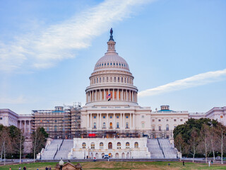 Afternoon view of the United States Capitol