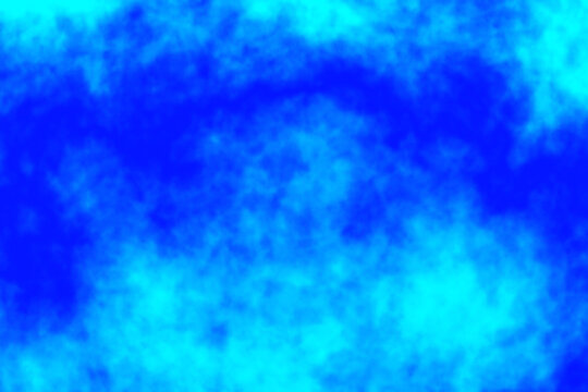 Abstract blue tye dye background or tie die blacklight pattern