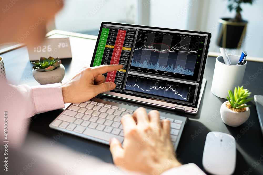 Poster online business analytics and kpi dashboard
