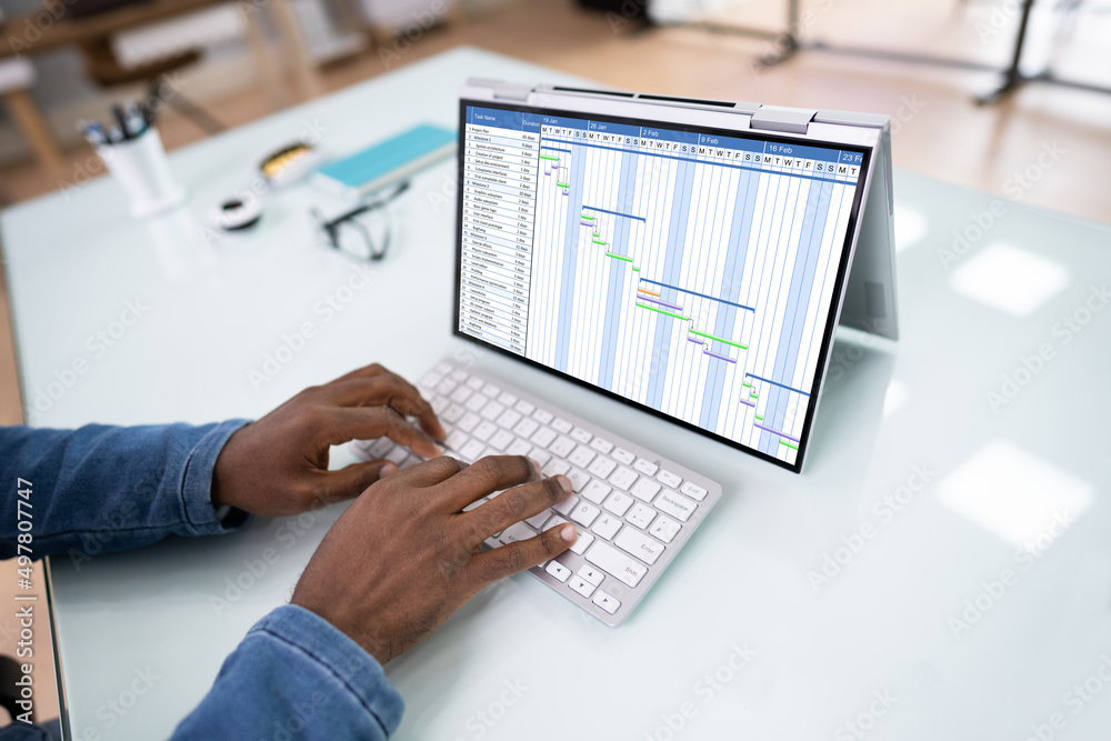 Poster Gantt Gantt Software Project