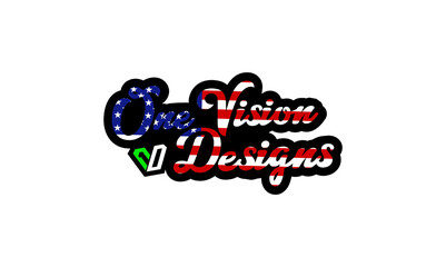 One vision designs logo and vector design