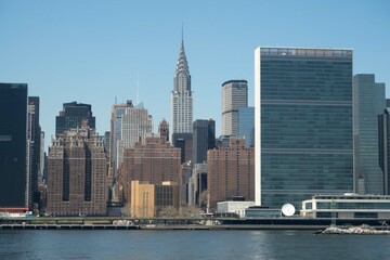 Fototapeta na wymiar Manhattan Views from Queens