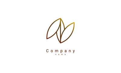 Floral Logo Template, Aesthetic Logo Template