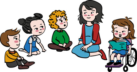 family with children students inclusive