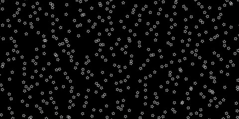 Dark Purple vector pattern with abstract stars.