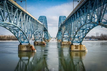 Fotobehang twin bridges © Heidi