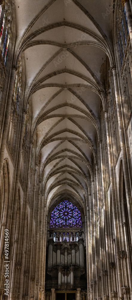 Wall mural abbatiale st. ouen